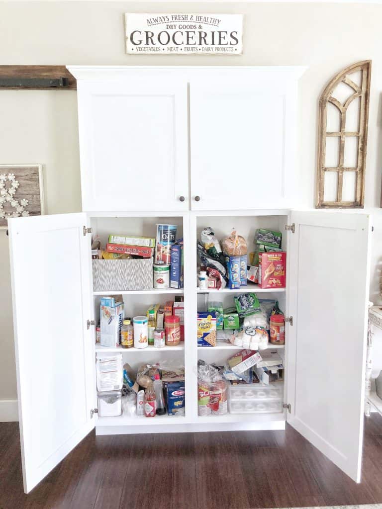 Messy Pantry Before