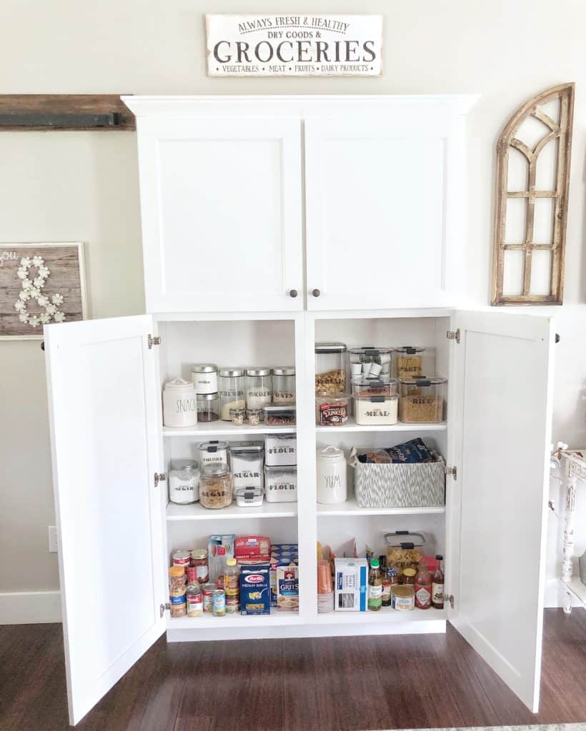 Organized Pantry After