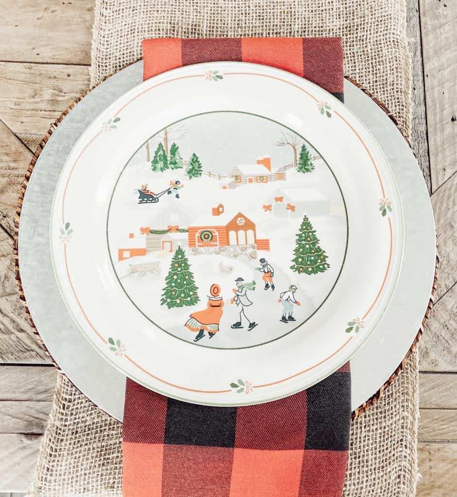 Discontinued Sango Silent Night Dinner Plate