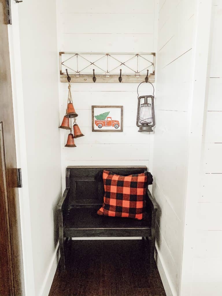 Christmas Entryway Nook