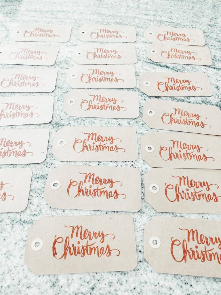 homemade gift tags