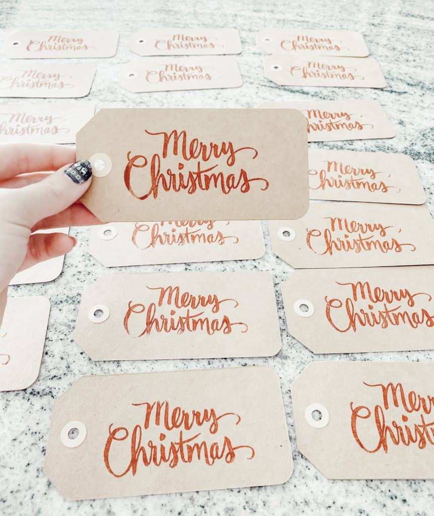 DIY gift tags