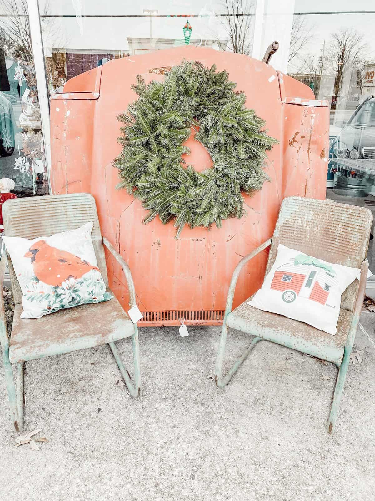 What’s Better Than Christmas Decor, Candlelight, and Antique Hunting?