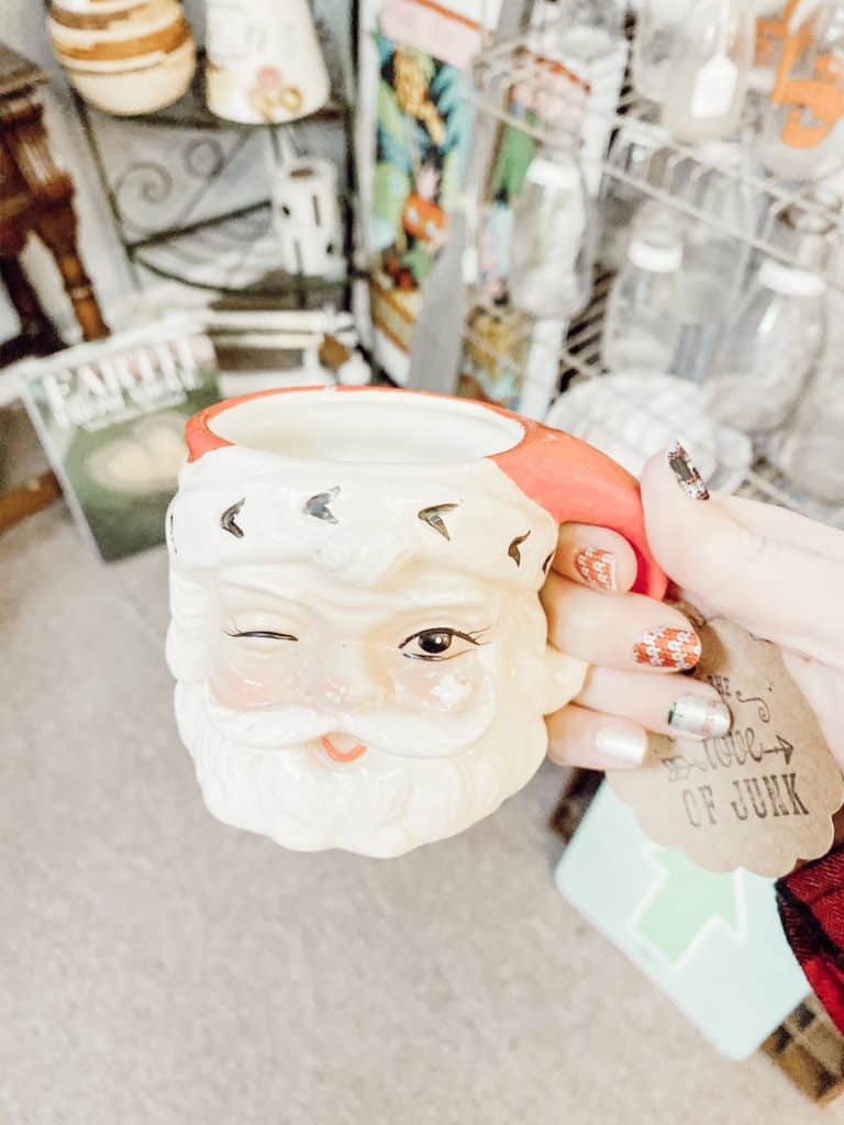 Vintage Santa Mug