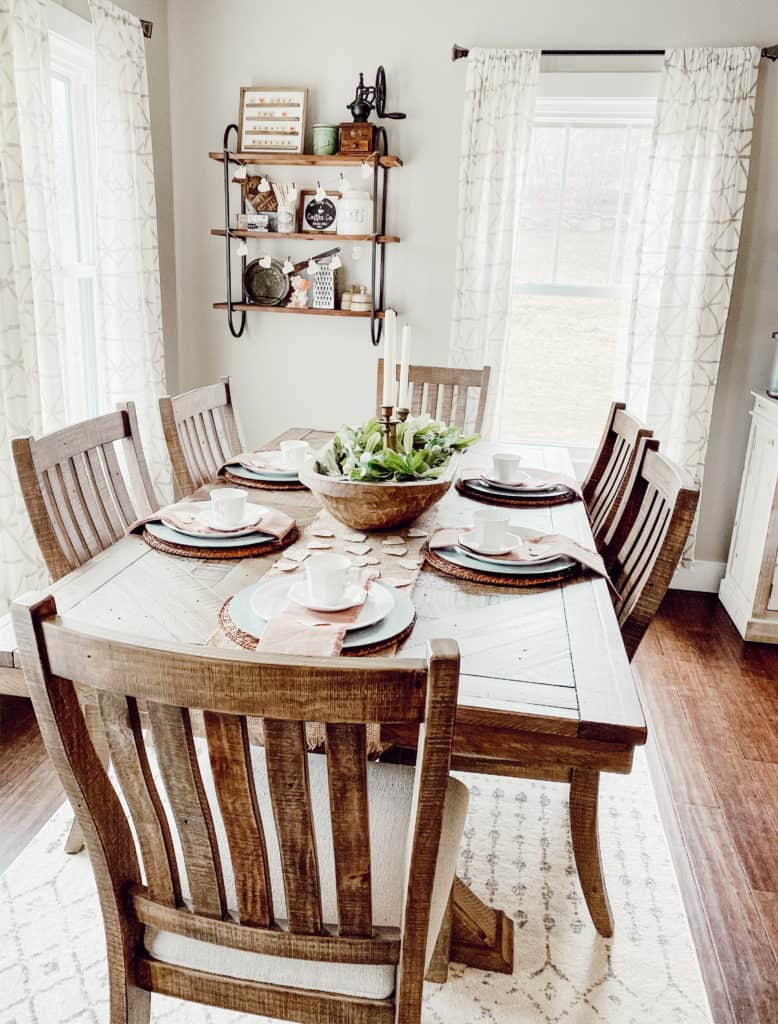 Vintage Valentines Tablescape