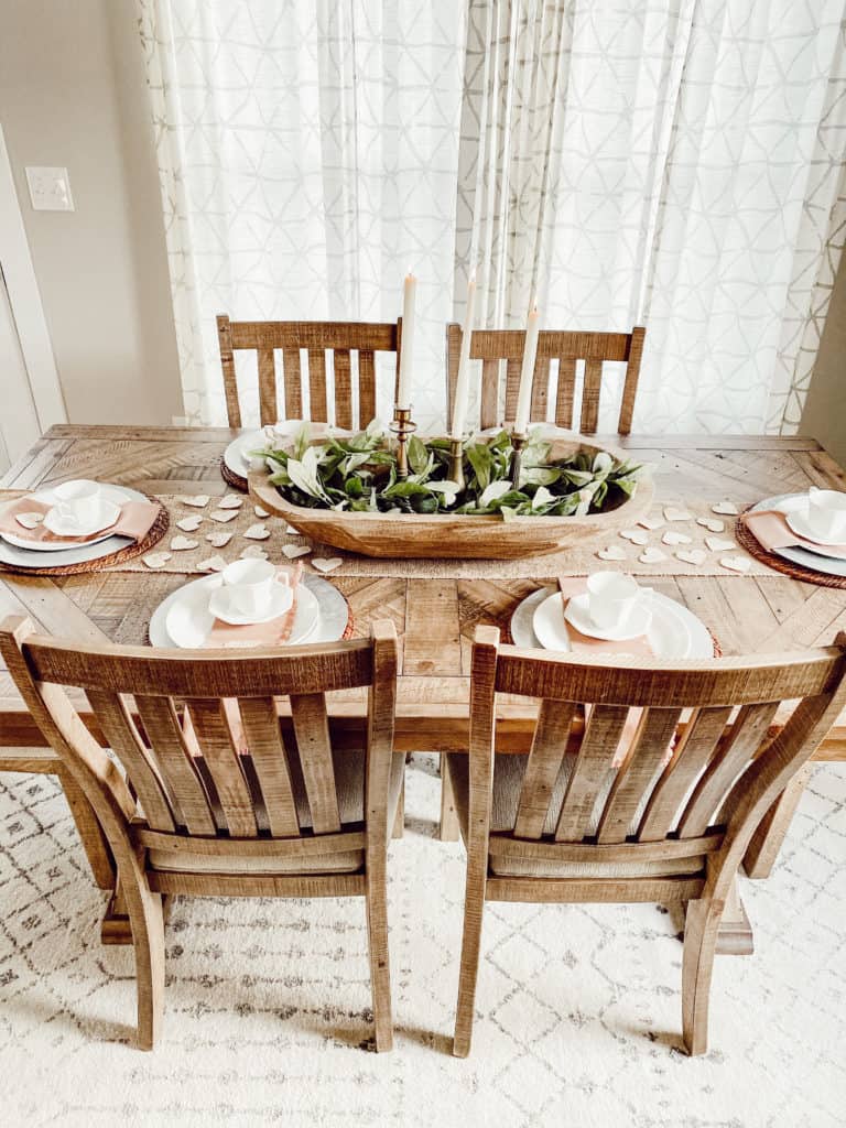 Vintage Valentines Tablescape