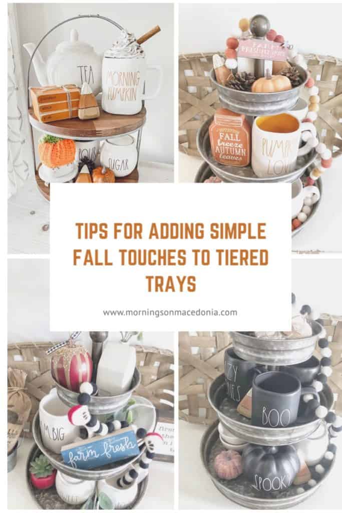 Tips for adding simple fall touches to tiered trays