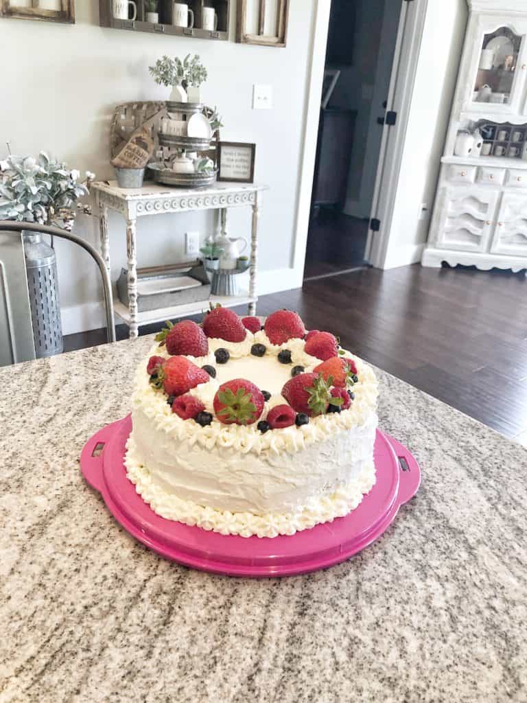 Berry Marscapone Layer Cake