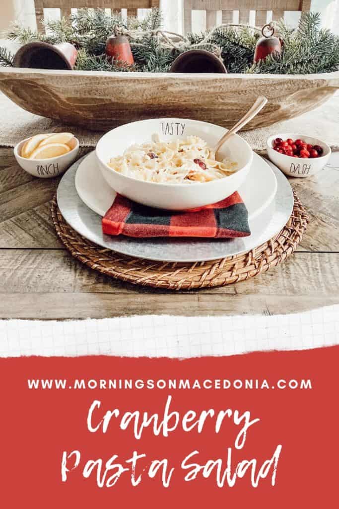 Cranberry Pasta Salad