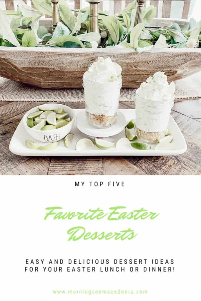 My Top Five Favorite Easter Desserts