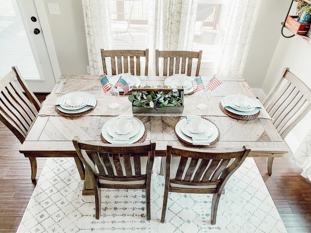 Patriotic Tablescape 