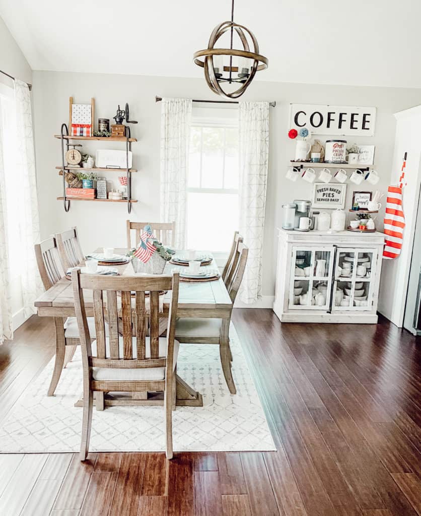 Patriotic Dining Room