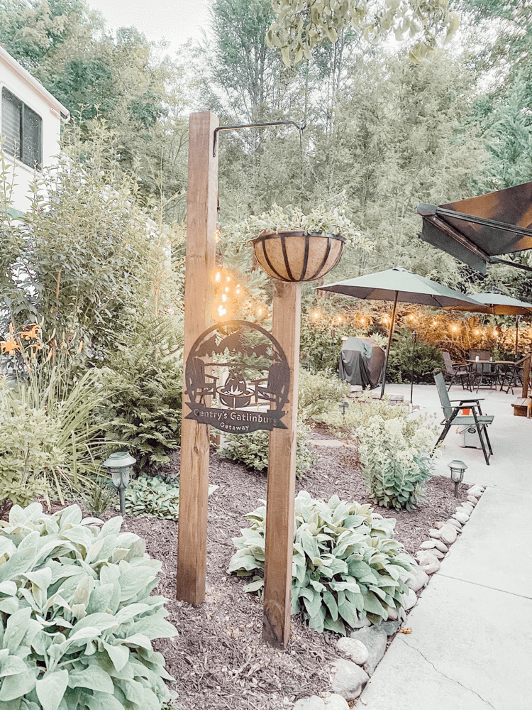 String Light Patio Refresh