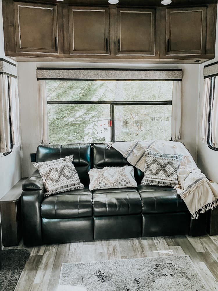 Cozy Fall Camper Living Room