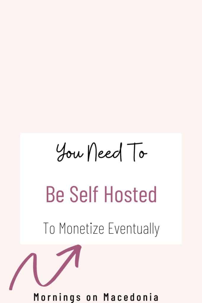 You Need To Be Self Hosted