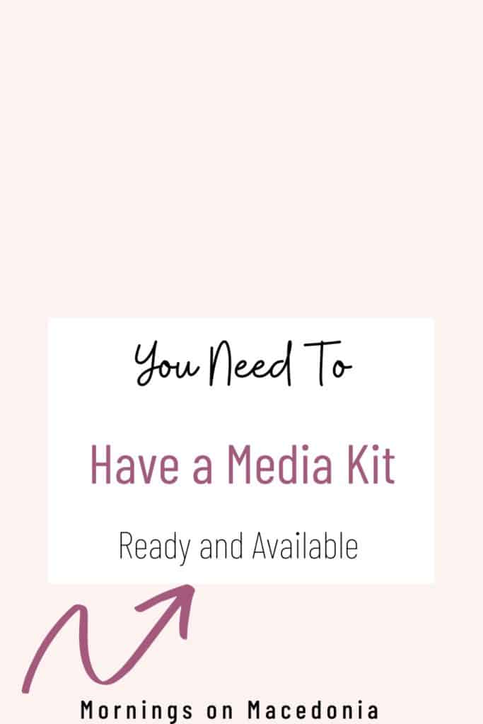 You Need To Have A Media Kit