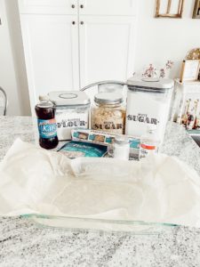 Parchment Paper in baking pan
