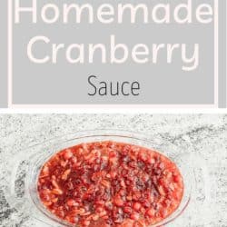 Easy Homemade Cranberry Sauce