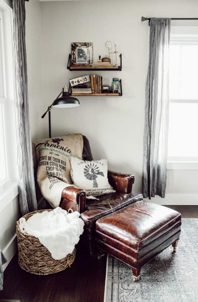 Textured Reading Nook