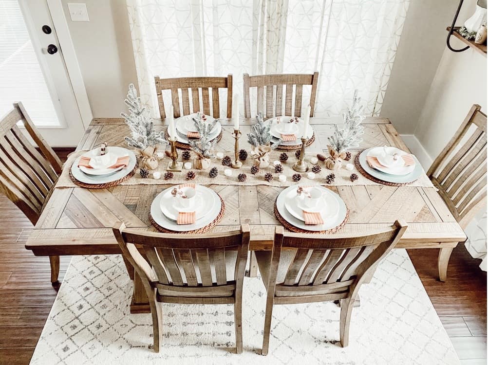 Vintage Christmas Tablescape