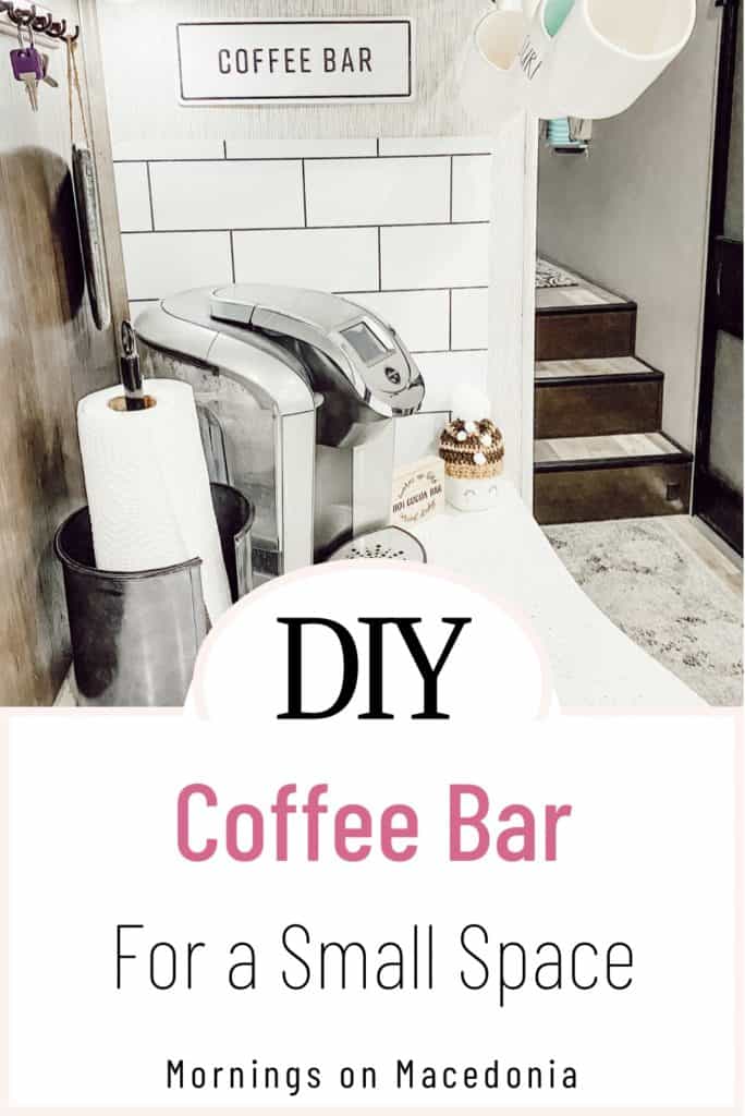DIY Coffee Bar For a Small Space