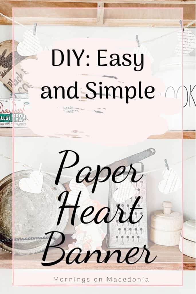 DIY: Easy and Simple Paper Heart Banner