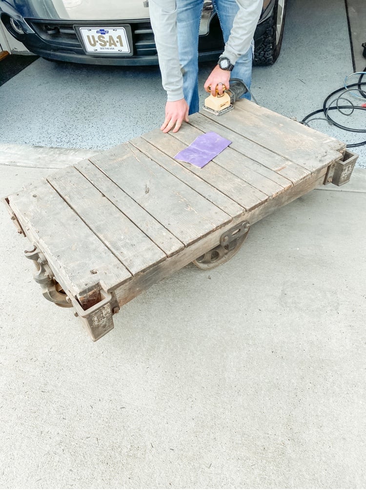 Sanding the Table