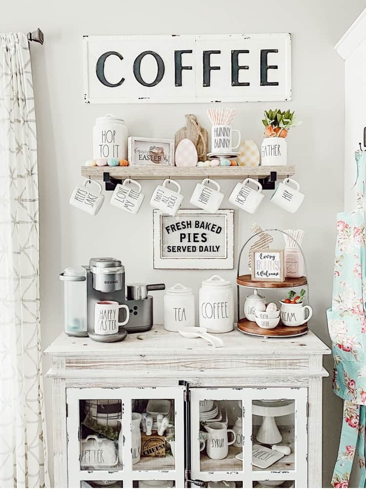 How To Style an Easter Coffee Bar