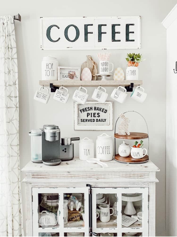 Feel inspired with these DIY home coffee bar ideas - Gathered