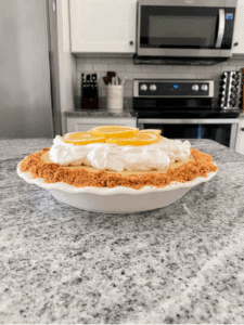 Easy Lemon Cream Pie - Mornings on Macedonia