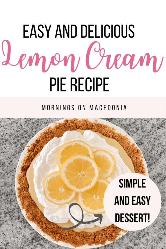 Easy and Delicious Lemon Cream Pie Recipe 