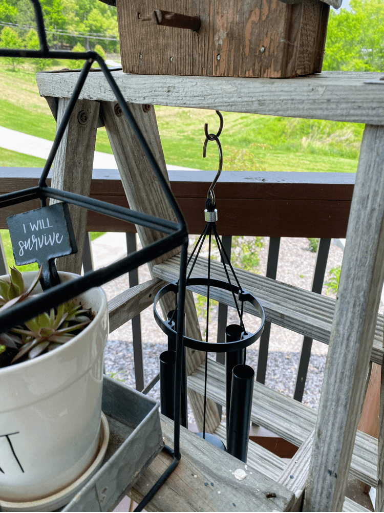 Hanging Up the Wind Chimes