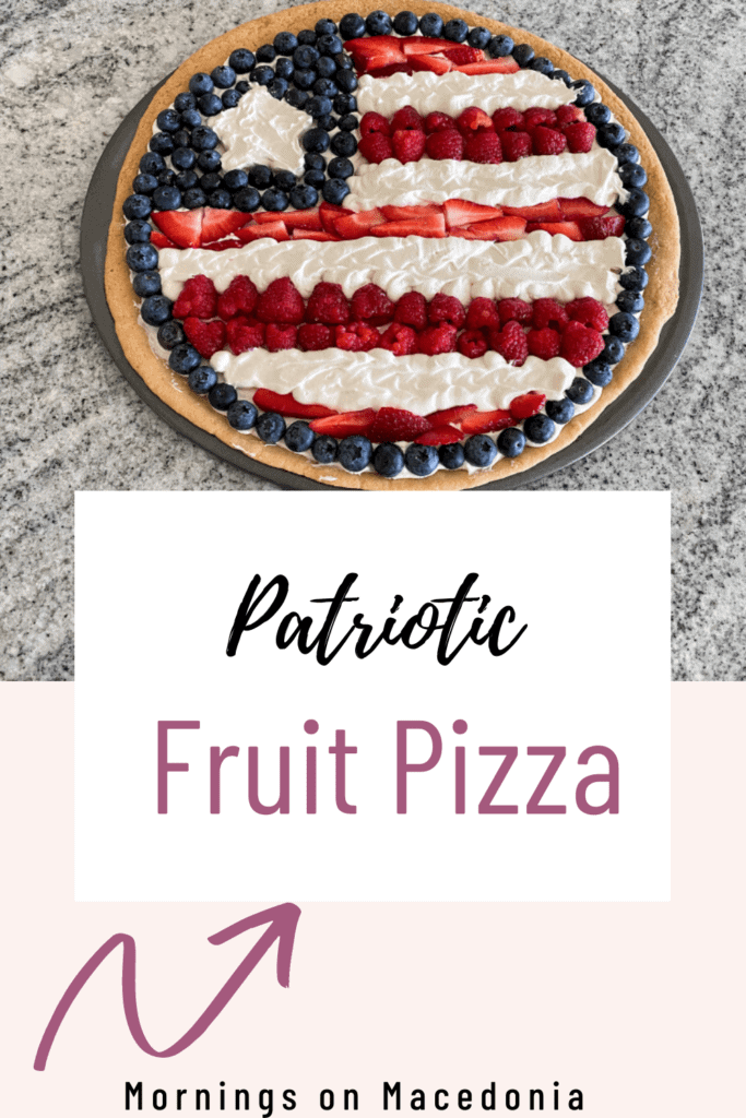 Patriotic Fruit Pizza