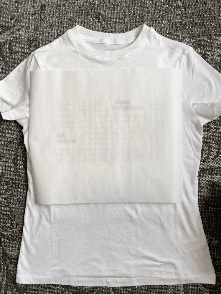 Butcher Paper on t-shirt