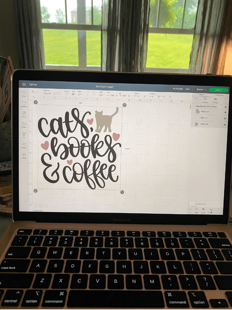 Cats, Books, and Coffee Design