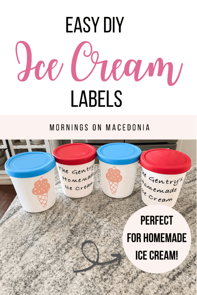 DIY Ice Cream Labels