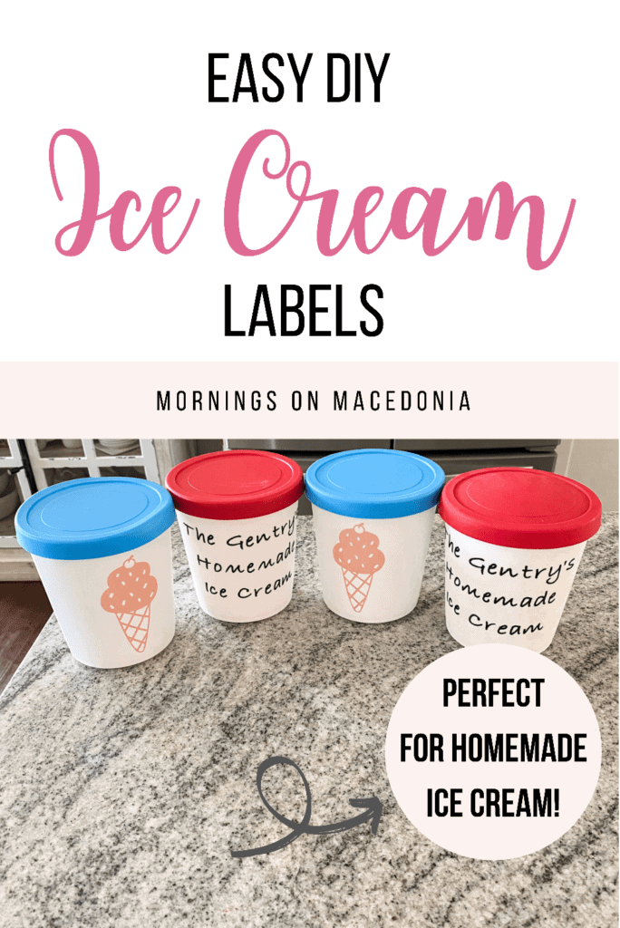 DIY Ice Cream Labels - Mornings on Macedonia