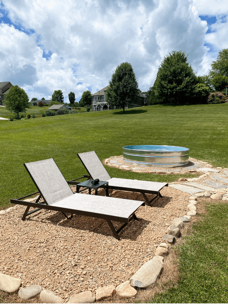 Stock Tank Pool Landscaping