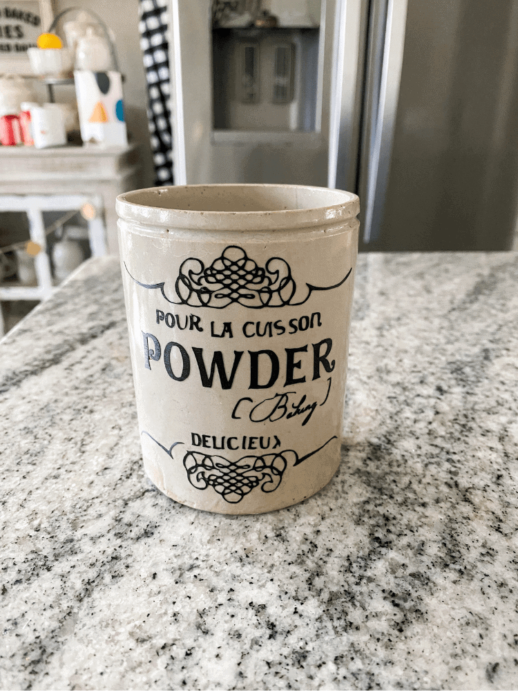 DIY Vintage Advertising Jar