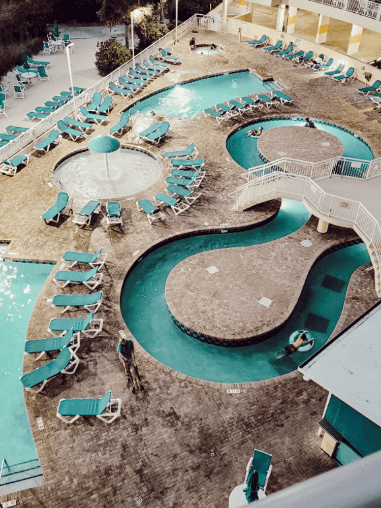 Pool area at Avista Resort 