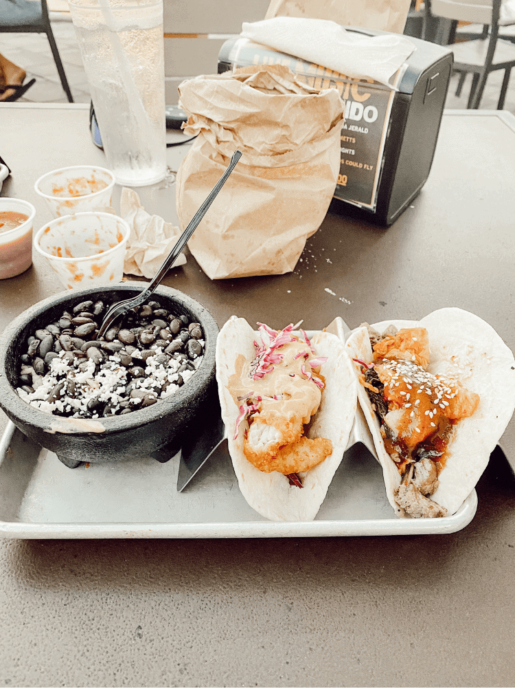 Fish and Steak Tacos