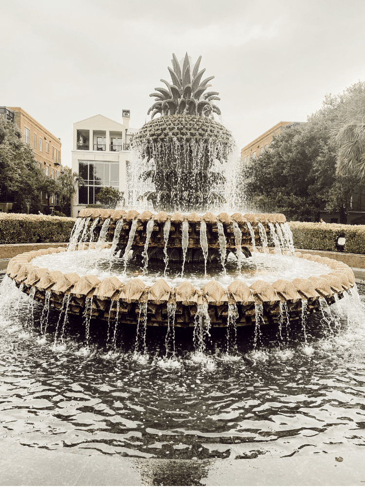 Charleston Pineapple Fountain 