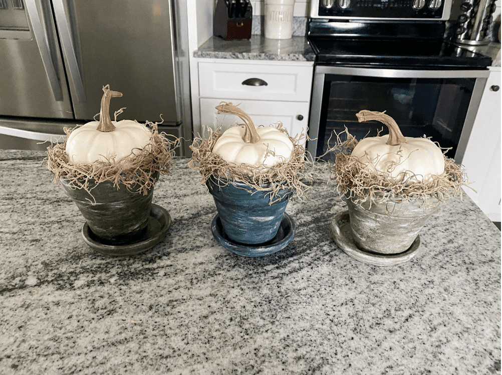 Easy Pumpkin Topiaries