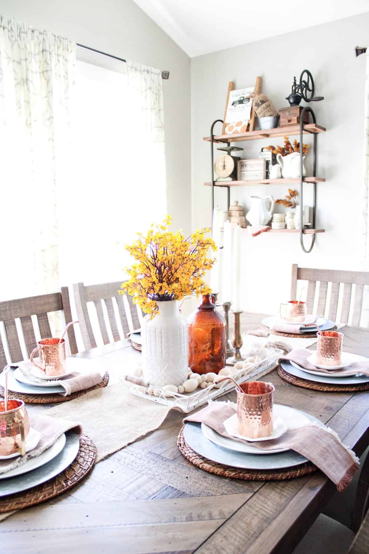 Tips and Tricks For Styling a Fall Table