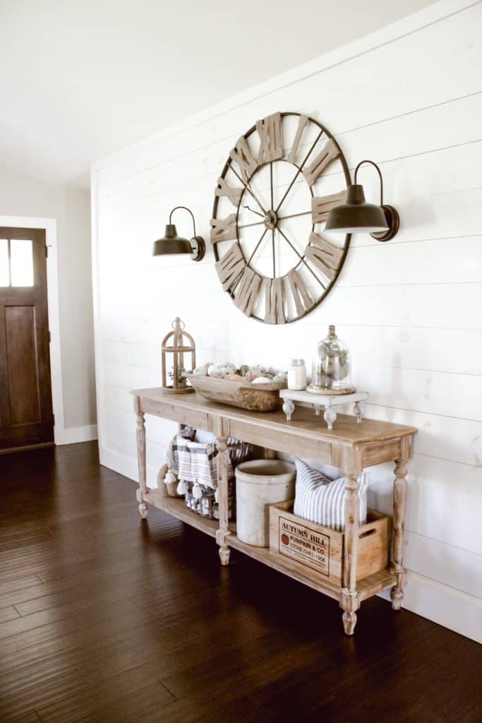 Fall Entryway Table