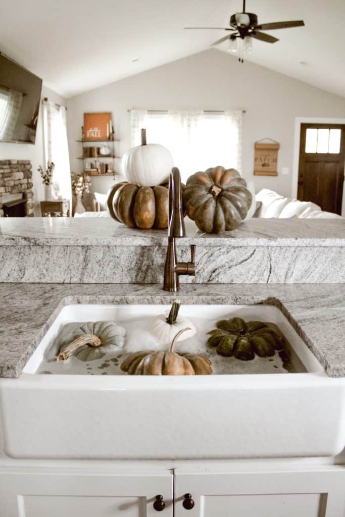 Washing Pumpkins With Bleach Water 