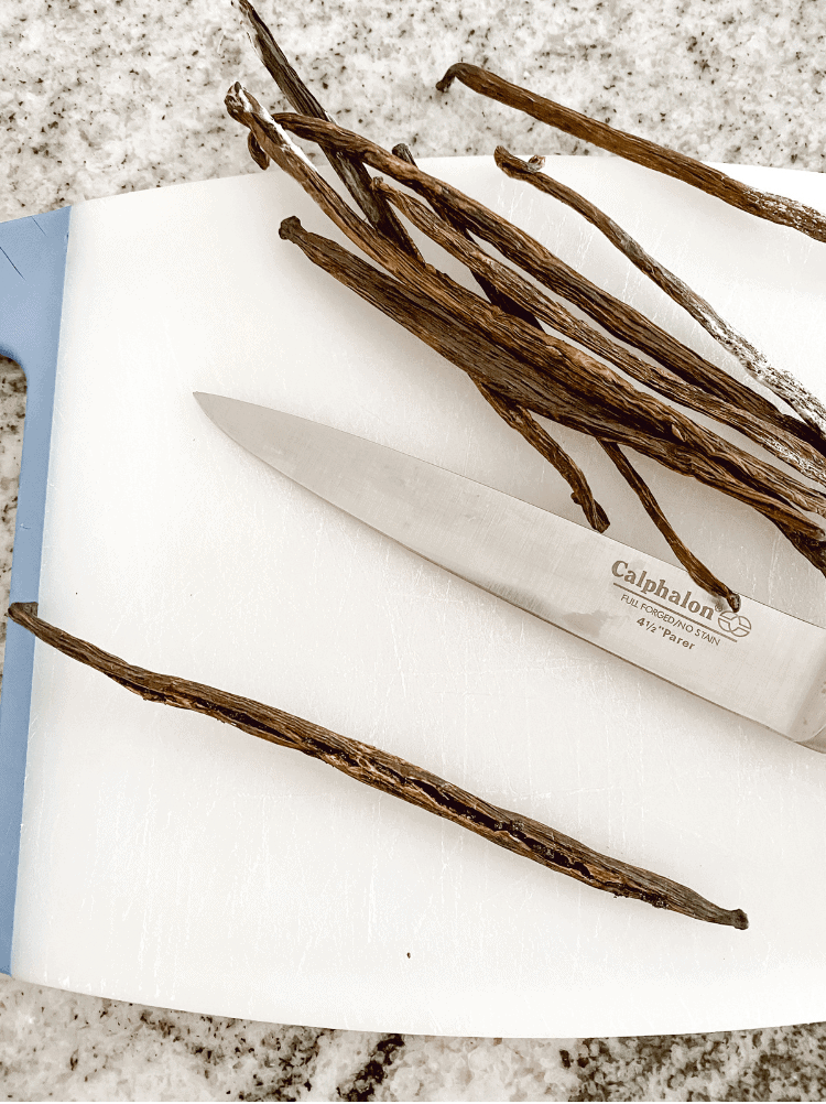 Cutting Vanilla Pods