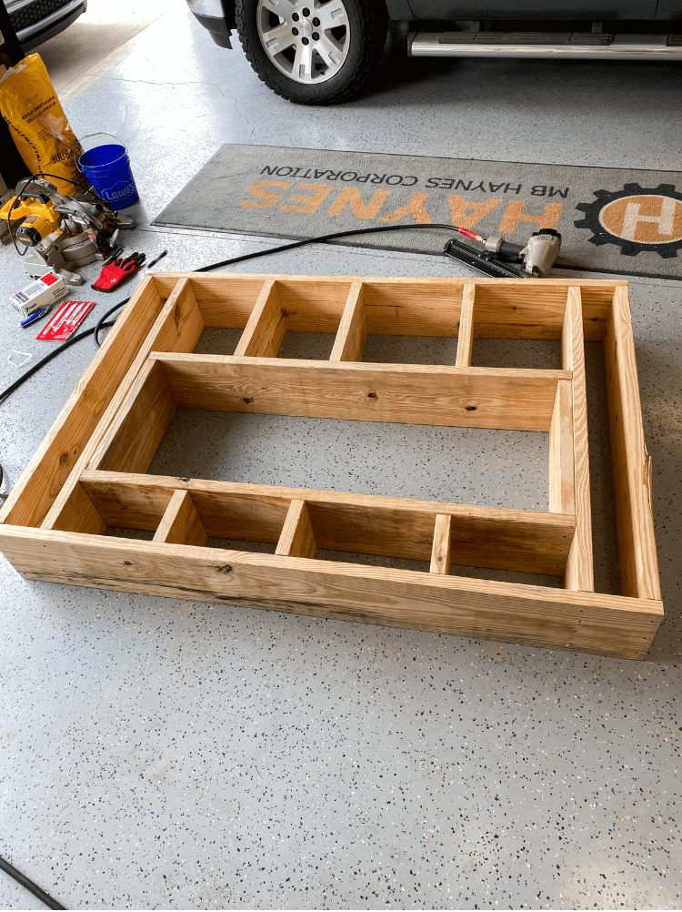 Framing the fireplace out 