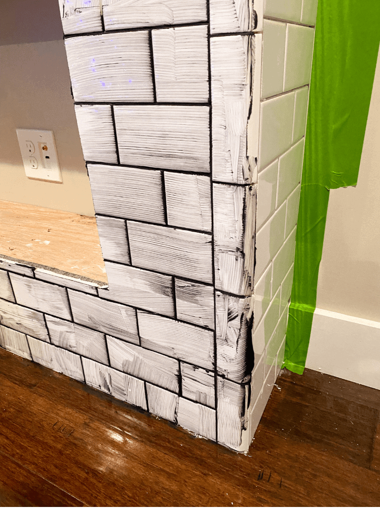 Adding Grout to Subway Tile