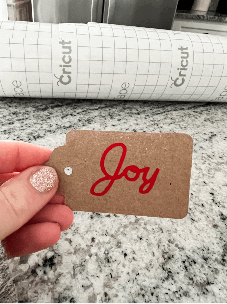 Christmas Gift Tags Using Cricut Machine